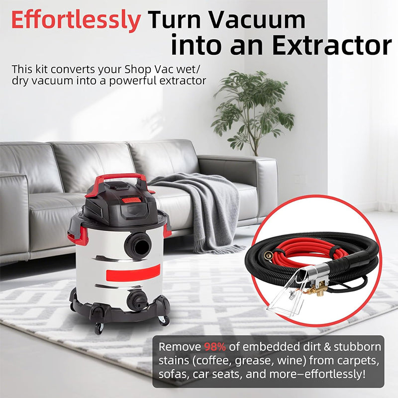 Sakerplus Extractor Hose Kit for Shop Vac
