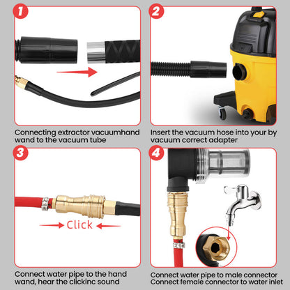 Sakerplus Extractor Hose Kit for Shop Vac