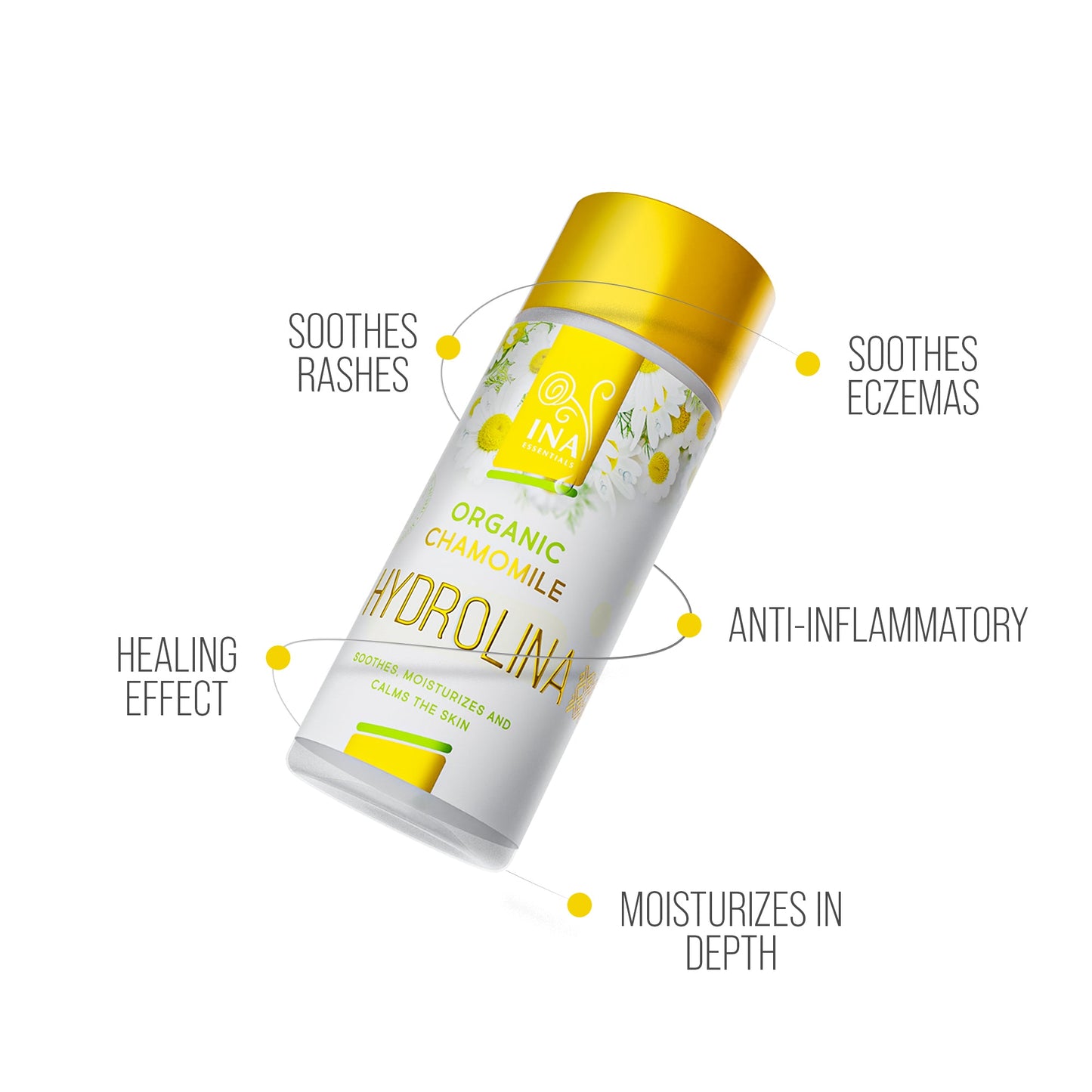 Organic Chamomile water - Hydrolina for Eczema and Irritated skin
